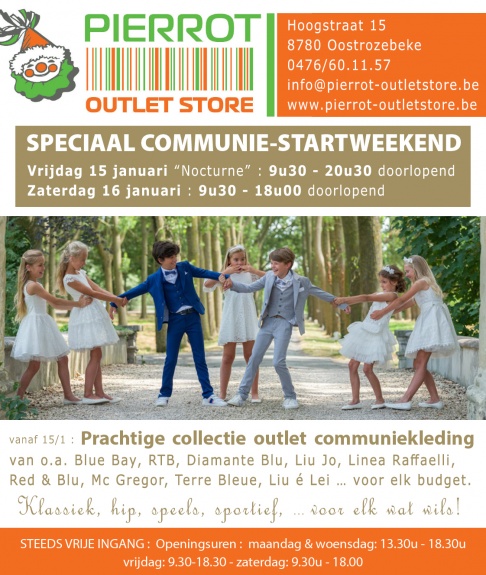 Grote verkoop outlet communiekledij