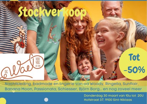 STOCKVERKOOP By DE WAEL Lingerie