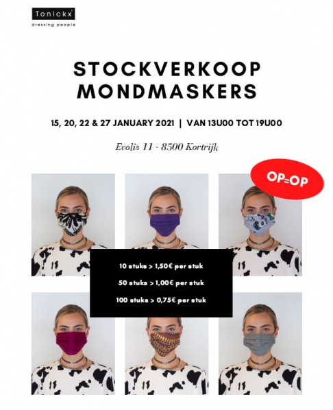 Stockverkoop mondmaskers