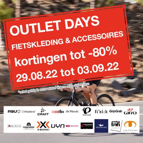 Cyclewear outlet verkoop