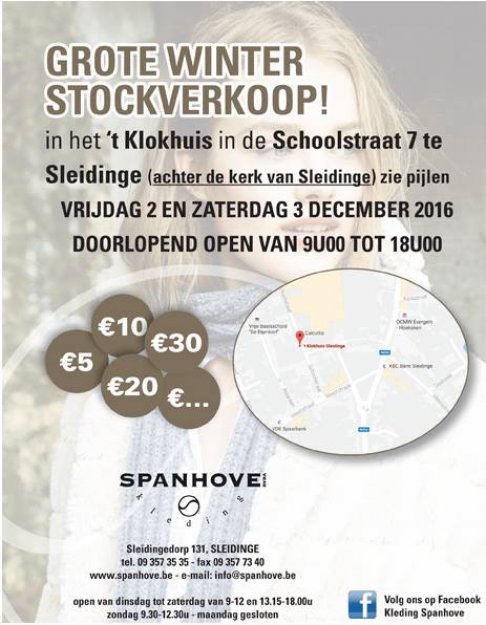 Stockverkoop Spd-fashion Spanhove 