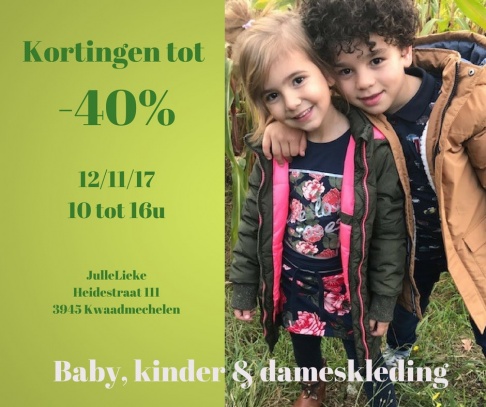 Baby, kinder & Dameskleding tot -40%