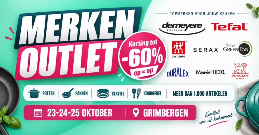 Maxistock outletweekend Grimbergen