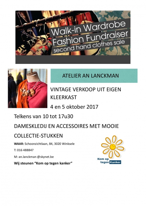 Walk-in Wardrobe Fashion Fundraiser 