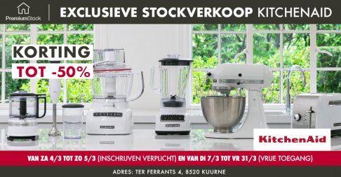 Kitchenaid stockverkoop