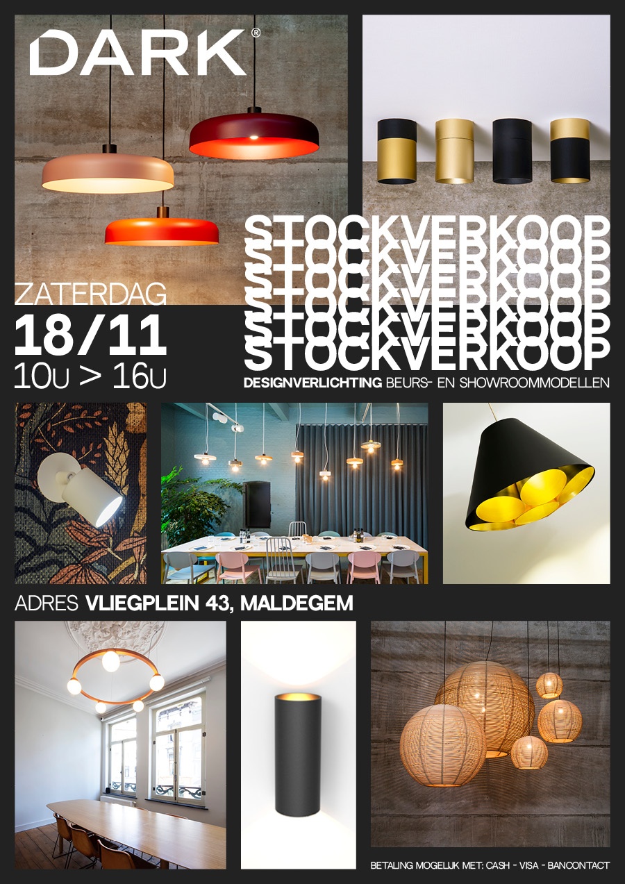 Dark designverlichting stockverkoop