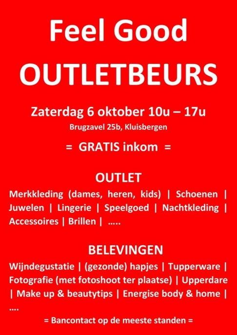 FEEL GOOD OUTLET BEURS