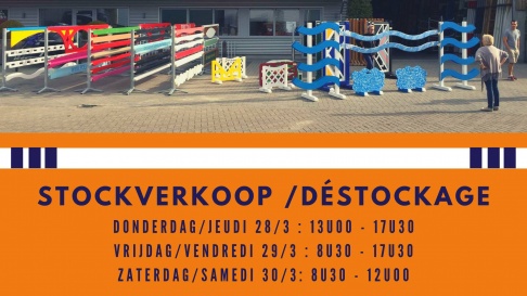 Stockverkoop jump materiaal paarden