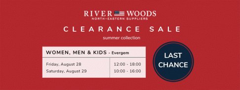 River Woods – Final Summer Sale!