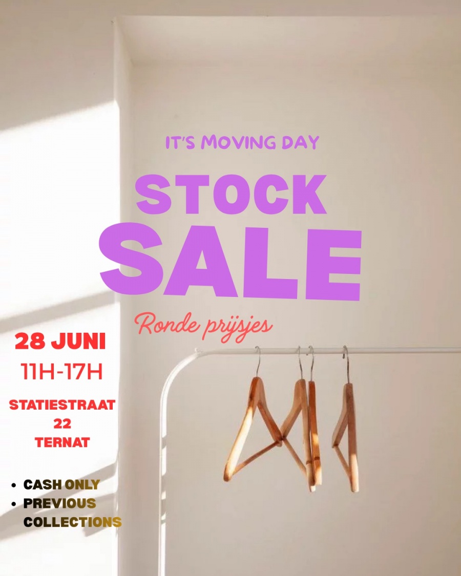 Jérôme moving day stocksale