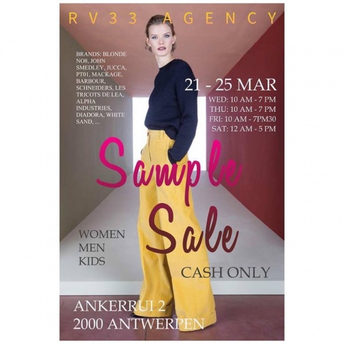 Sample sales diverse merkkleding Women, Men & kids 