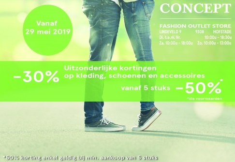 Zotte koopjes bij Concept Fashion Outlet (Hofstade) - 1