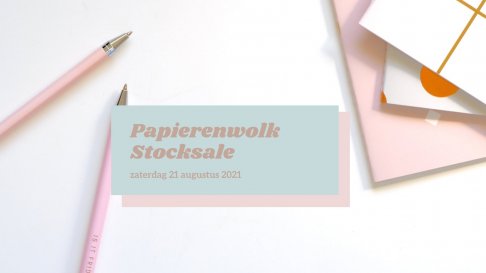 Papierenwolk stocksale