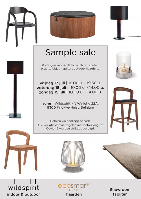 Wildspirit Sample sale: alles moet weg!