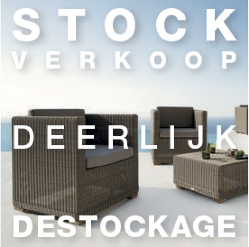 Stockverkoop Tuinmeubelen