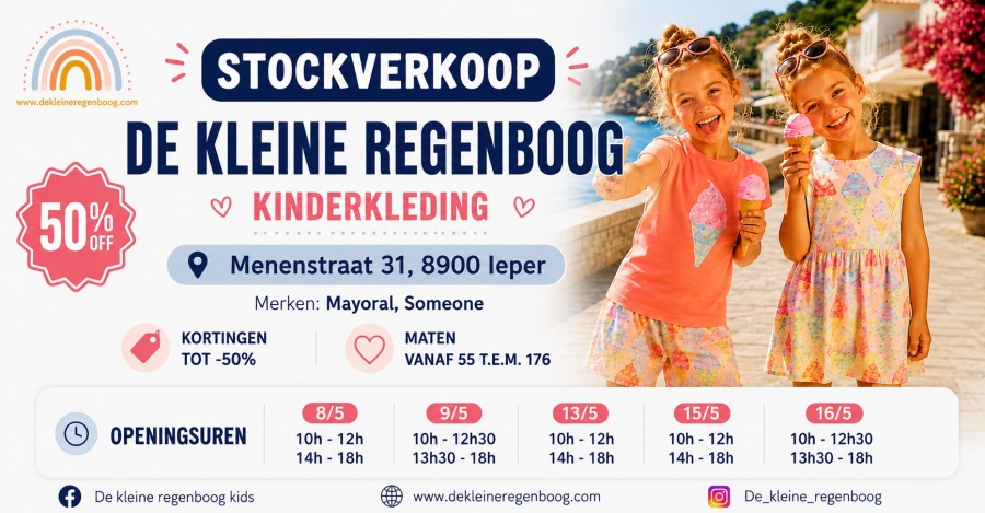 Stockverkoop De Kleine Regenboog