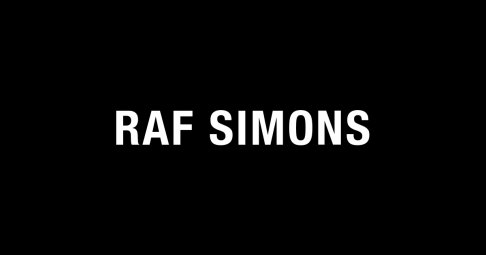 Raf Simons Stockverkoop