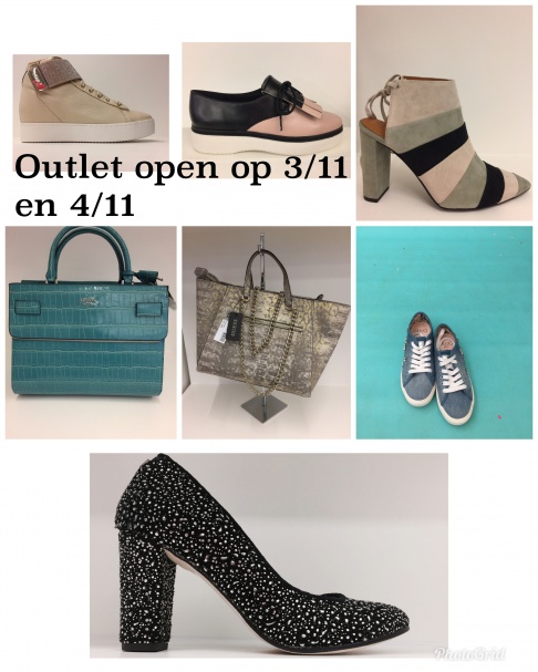 Stockverkoop op 3/11 en 4/11 van merkschoenen voor dames, heren en kinderen