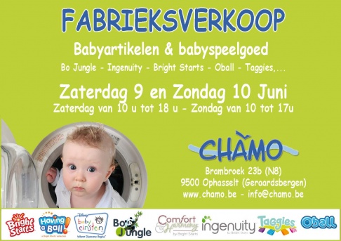 Fabrieksverkoop Babyartikelen Chamo