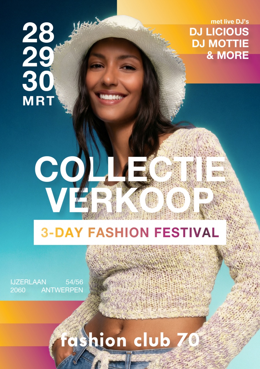Fashion Club 70 collectie verkoop