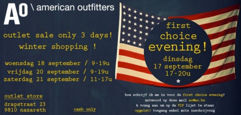 American Outfitters outlet sale