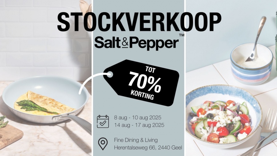 Stockverkoop Salt&Pepper 2025