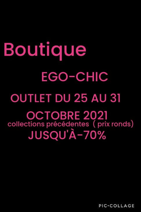 Outletverkoop boetiek Ego-Chic