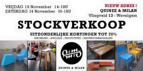 Stockverkoop Quinze & Milan