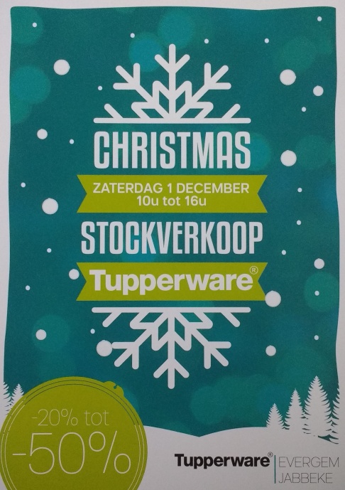 Stockverkoop Tupperware 