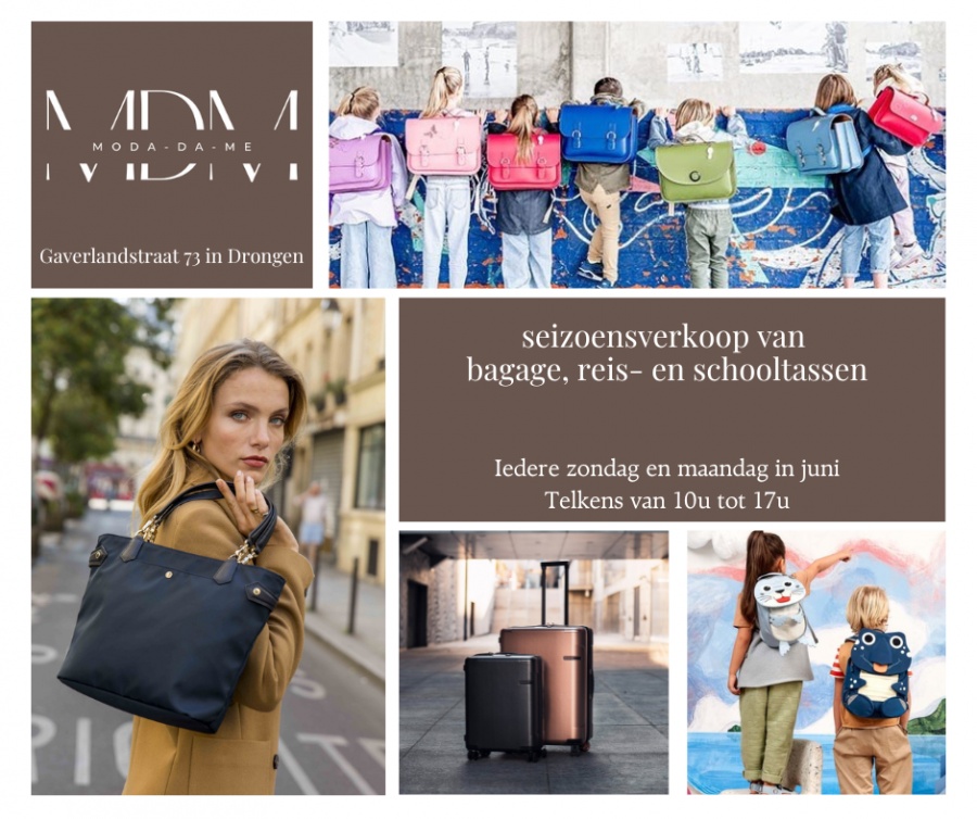 Stockverkoop bagage, reis- & schooltassen