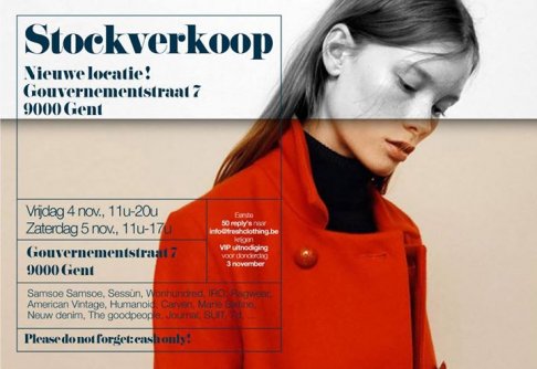 Stockverkoop Fresh Clothing