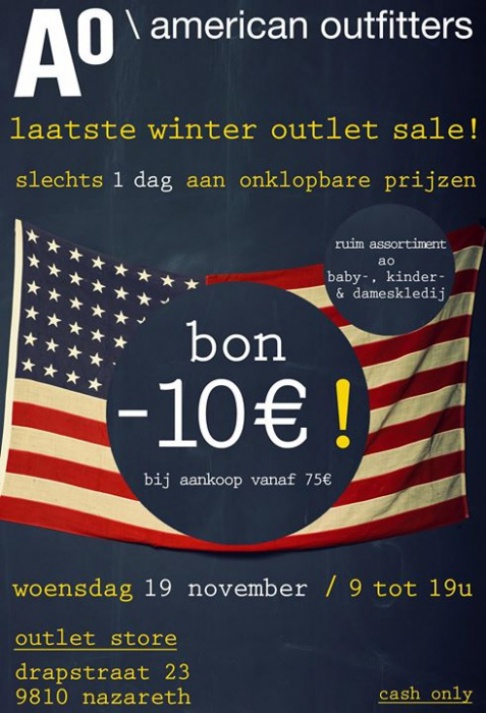 Laatste winter outlet sale American outfitters!