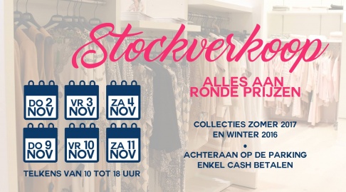 Stockverkoop bij New Charmy