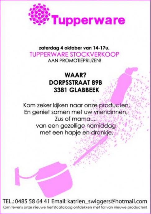 Tupperware stockverkoop