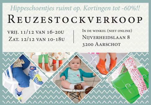 Stockverkoop Hippeschoentjes