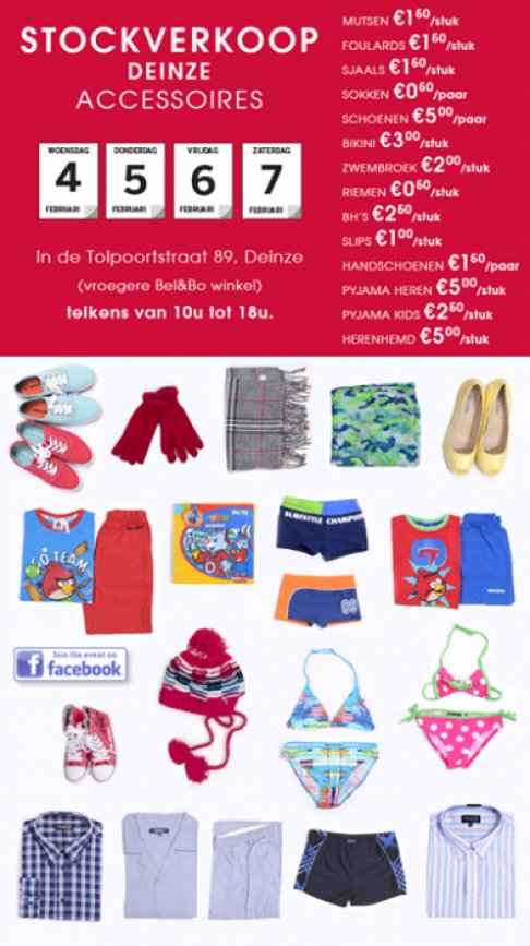 Stockverkoop Deinze - Accessoires (Bel&Bo) - 2