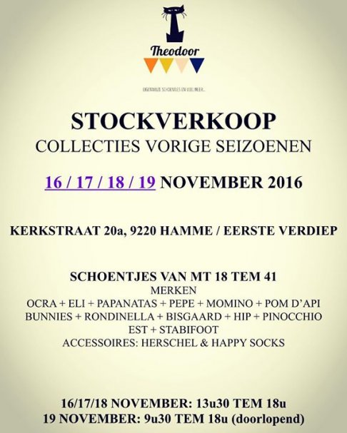 Stockverkoop Theodoor (kinderschoenen)