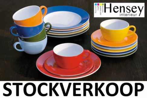 Stockverkoop Porselein - Kristal - Bestekken Hensey Interieur