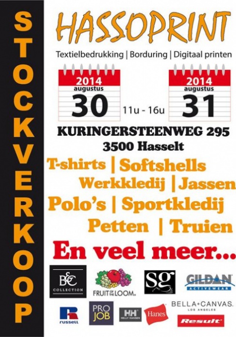 Stockverkoop textiel