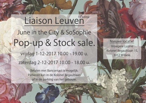 Liaison Leuven: pop-up stockverkoop