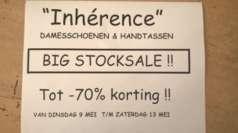 Stockverkoop Inhérence