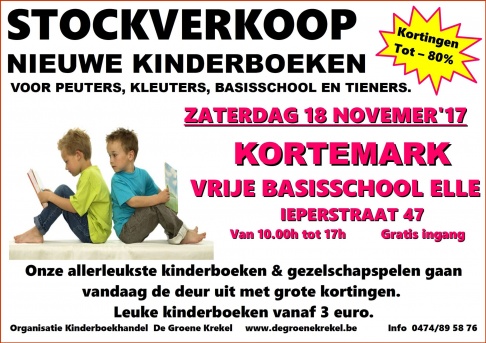 Kinderboekenfeest : Stockverkoop nieuwe kinderboeken!