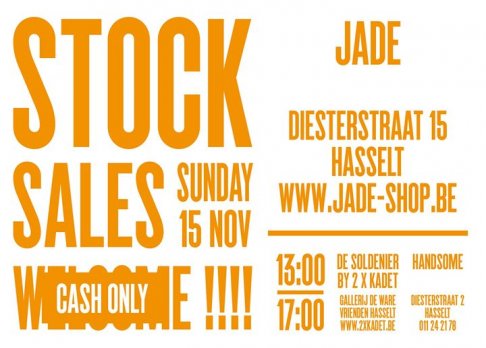 Stock sale bij Jade