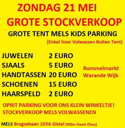 Stockverkoop Mels Jewels, Fashion & Decoration