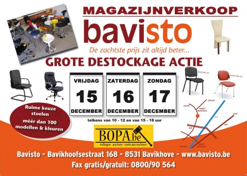 Magazijnverkoop Bavisto