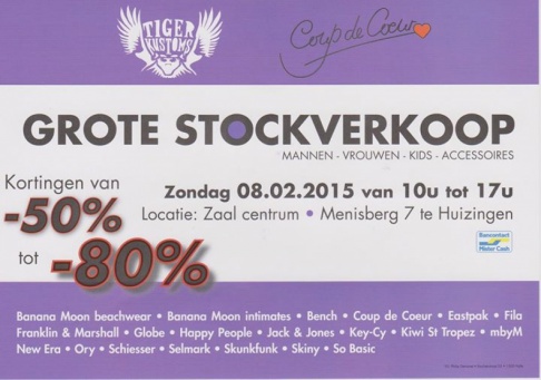 Stockverkoop Tigerkustoms & Coup De Co