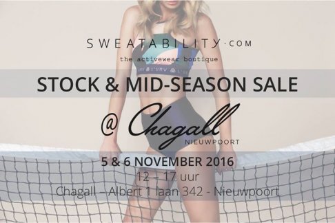 Sweatability Stock & Mid-Season Sale at Chagall