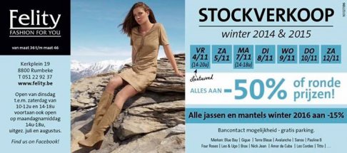 Stockverkoop Felity