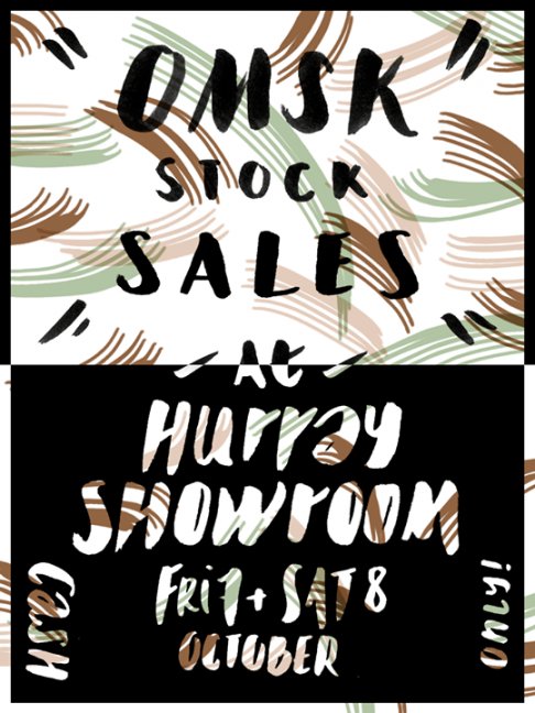 Hurray & Komono Sample Sale 
