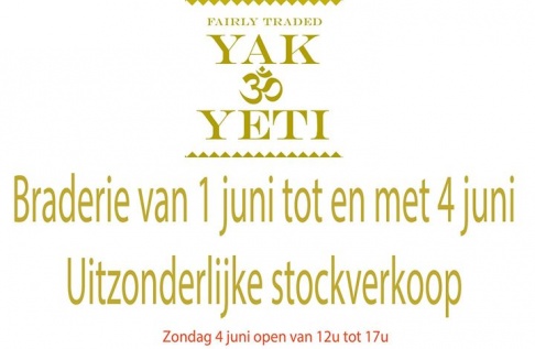 Stockverkoop Yak & Yeti
